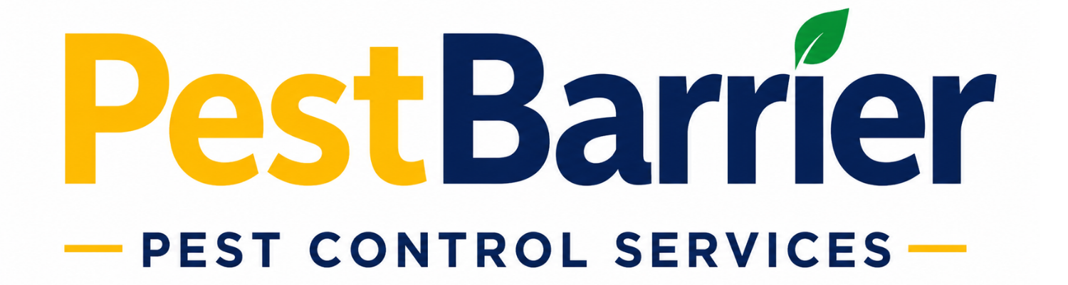 PestBarrier Pest Control Services logo featuring modern pest protection branding for residential and commercial pest control services in Mumbai